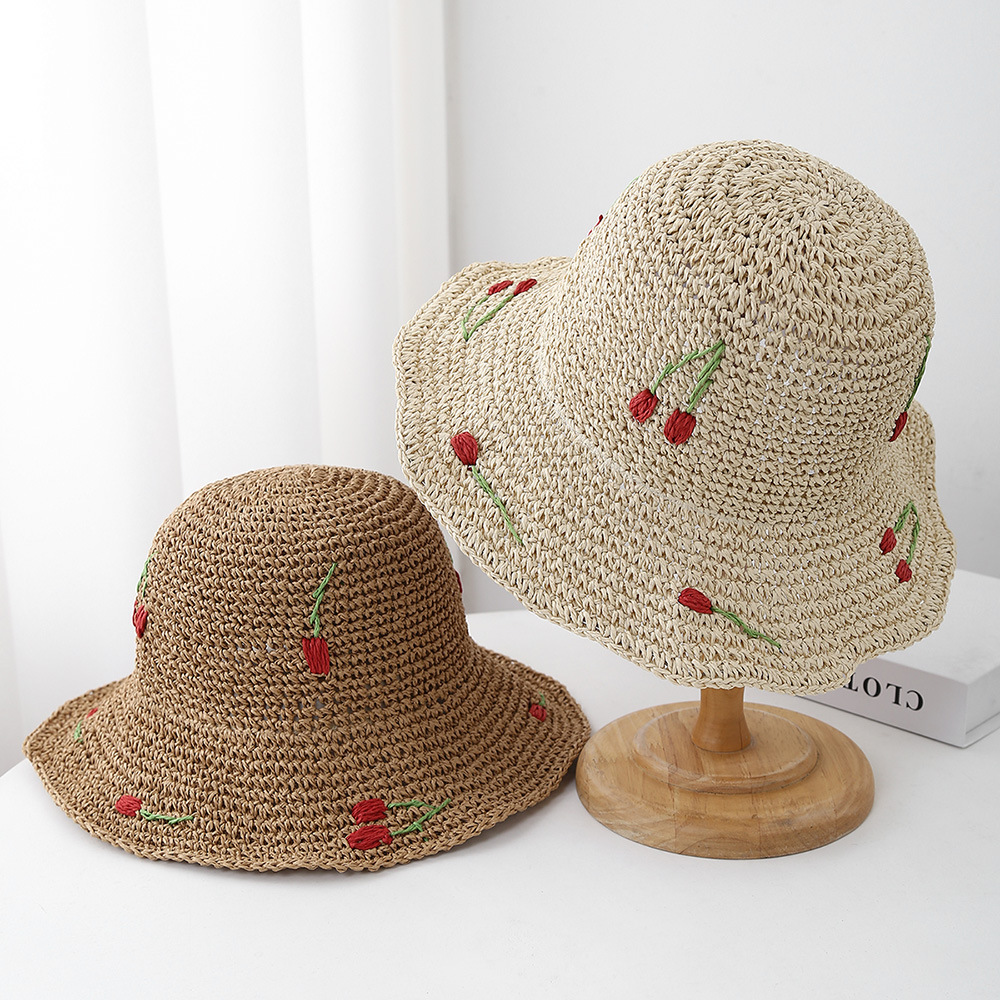 Summer Hats For Women Sun Hat  - đánh giá và giá Bucket Hat Straw