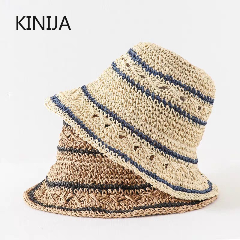 Summer Hat Women Straw Sun Hat - đánh giá và giá Bucket Hat Straw
